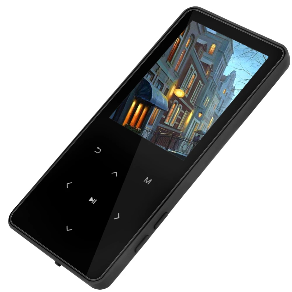 Black 2,4 ''8 Гб MP4 плеер Bluetooth HiFi сенсорный зеркальный экран музыка электронная книга рекордер с bluetooth Спорт mp3 mp4 музыкальный плеер - Цвет: Black