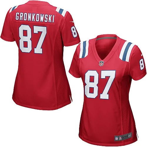 AS PICTURE Женская Новая Англия Rob Gronkowski Tom Brady Julian Edelman Патриоты Джерси - Цвет: AS PICTURE