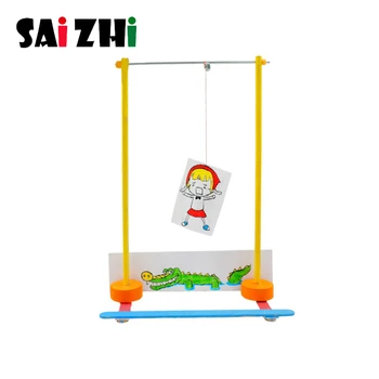 

Saizhi DIY Handmade Crocodile Escape Inventions Physics Experiment Assembly Kits Handmade Pupils Technology Education Toys