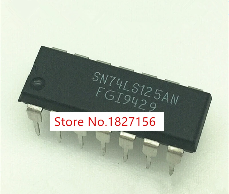 10 шт. SN74LS125AN 74LS125 74LS125AN DIP-14 Новый и оригинальный буфер/линейный драйвер 4-канальный