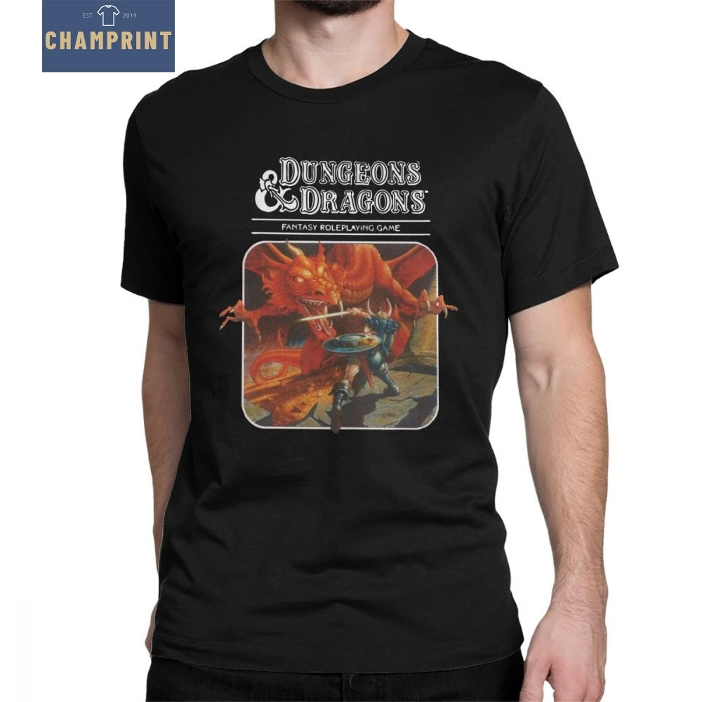 Dungeons and Dragons T Shirt Per Gli Uomini Sapore Città Dnd Guy Fieri Stampato Magliette E Camicette Abiti Vintage T-Shirt