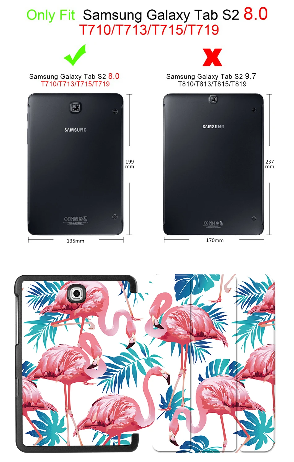 MTT чехол для планшета для samsung Galaxy Tab S2 8,0 T713 T715 T719 из искусственной кожи защитный чехол для Galaxy Tab S2 8,0 дюймов