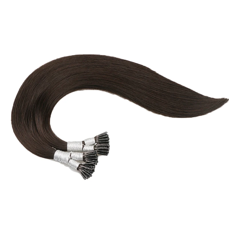 Straight Machine Remy Hair I Tip Keratin Pre bonded Hair Extensions (5)