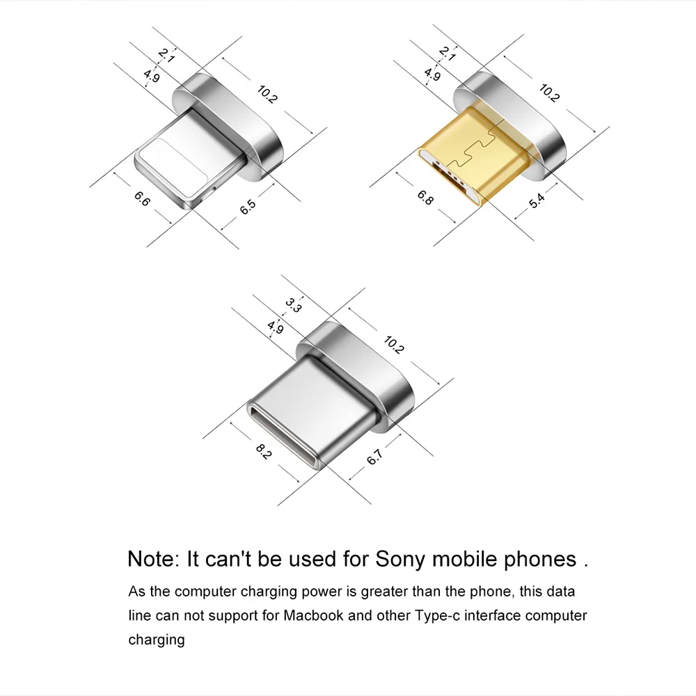 Зарядный кабель магнитное зарядное устройство USB для IPhone Micro usb type C мобильный телефон Быстрая зарядка магнит Зарядное устройство USB кабель 3 разъема