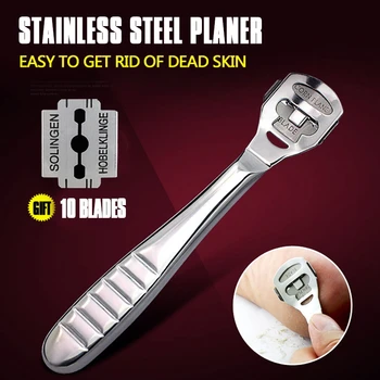 

stainless steel Handle Foot Care Pedicure Machine Hard Skin Cutter Cuticle Remover Shaver Blades Tool