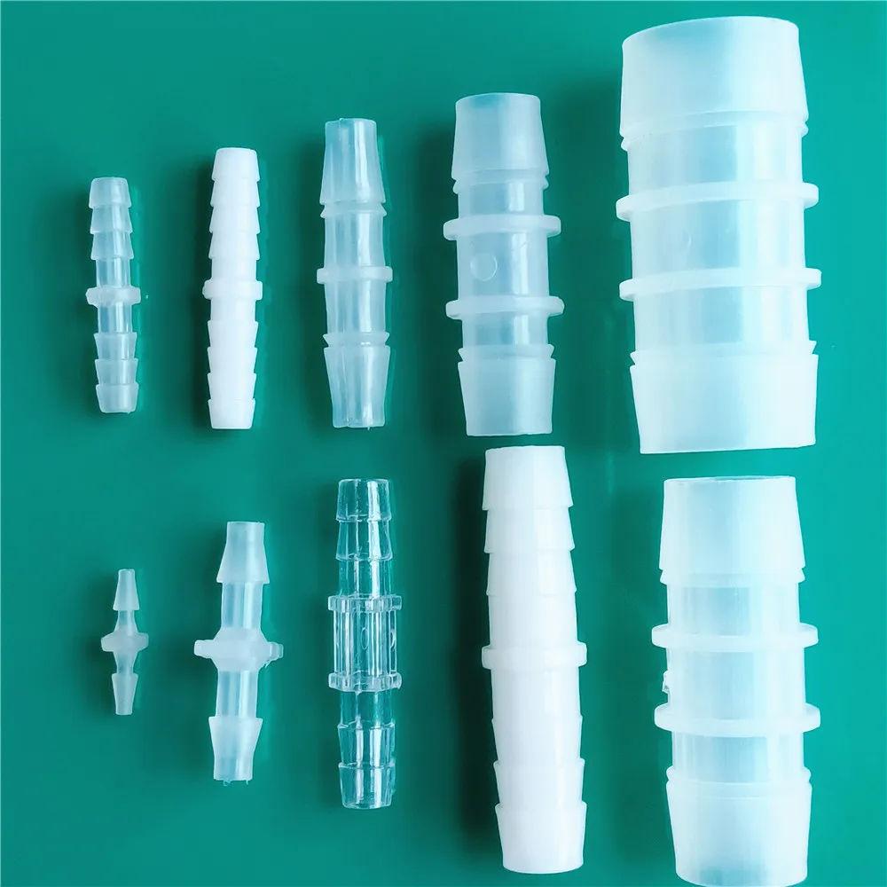 2pcs 24Sizes 2.4-32mm Plastic Silicone Tube Joint Equal Diameter Straight Gas Water Pipe Hose Connectors Aquarium Drop Shipping |