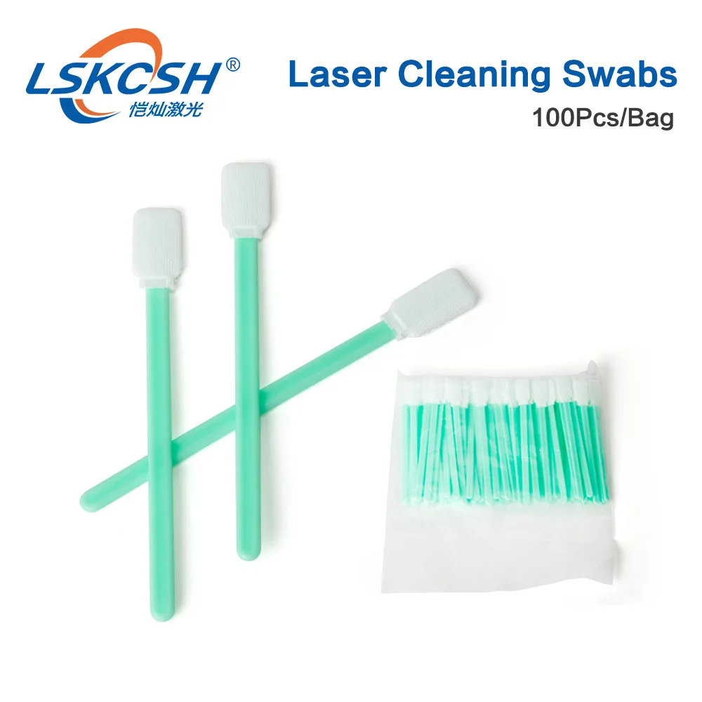LSKCSH лучшее качество 100 шт./упак. нетканый хлопок Лазерная очистная тампоны для волоконного лазера защиты windows/Защитная линза/из стекла