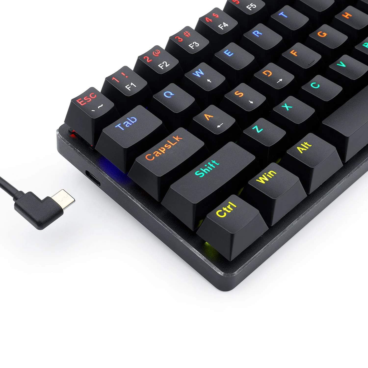 Redragon Jax K613 Rainbow Red Switch Arabic Wired Mechanical Gaming Keyboard