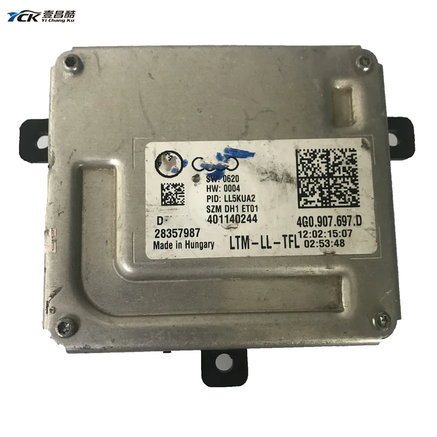  1PC YCK Original 4G0.907.697.D Q5 Headlight LED Driver Module DRL Ballast 28357987 4G0907697D Used  - 4000035255008