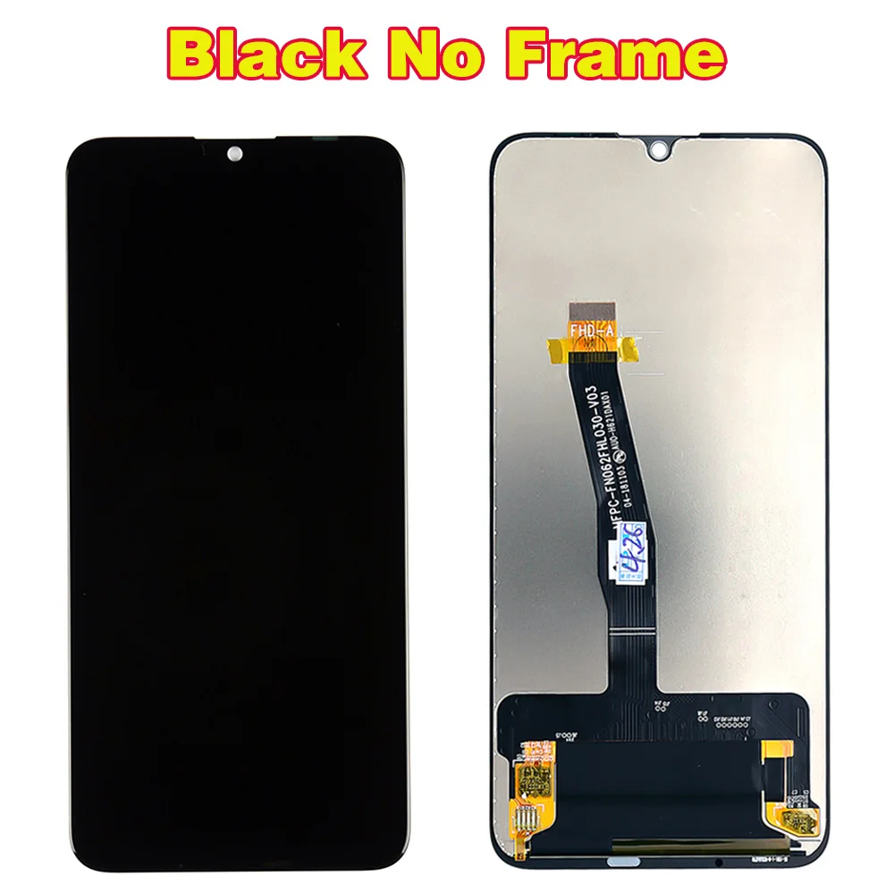 Black No Frame Команда Oleophobic покрытие ЖК-дисплей для huawei P Smart POT-LX1 L21 LX3 сенсорный экран 10 Touchs дигитайзер в сборе рамка - Цвет: Black No Frame