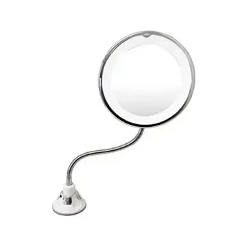 

LED Mirror Makeup Mirror with LED Light vanity mirror Suction Cup 360 Rotation Shower Shave Make Up Fog Free Mirror