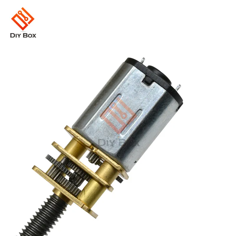 

DC 3/6/12V GA12-N20-M4*100 Screw Speed Reduction Gear Motor Reversible High Torque Turbo Geared Motor for Electronic Toy