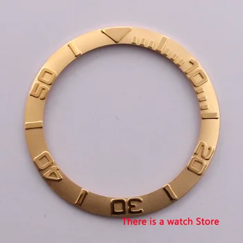 

38mm Stainless steel silver gold Watch bezel insert for 40mm automatic watches