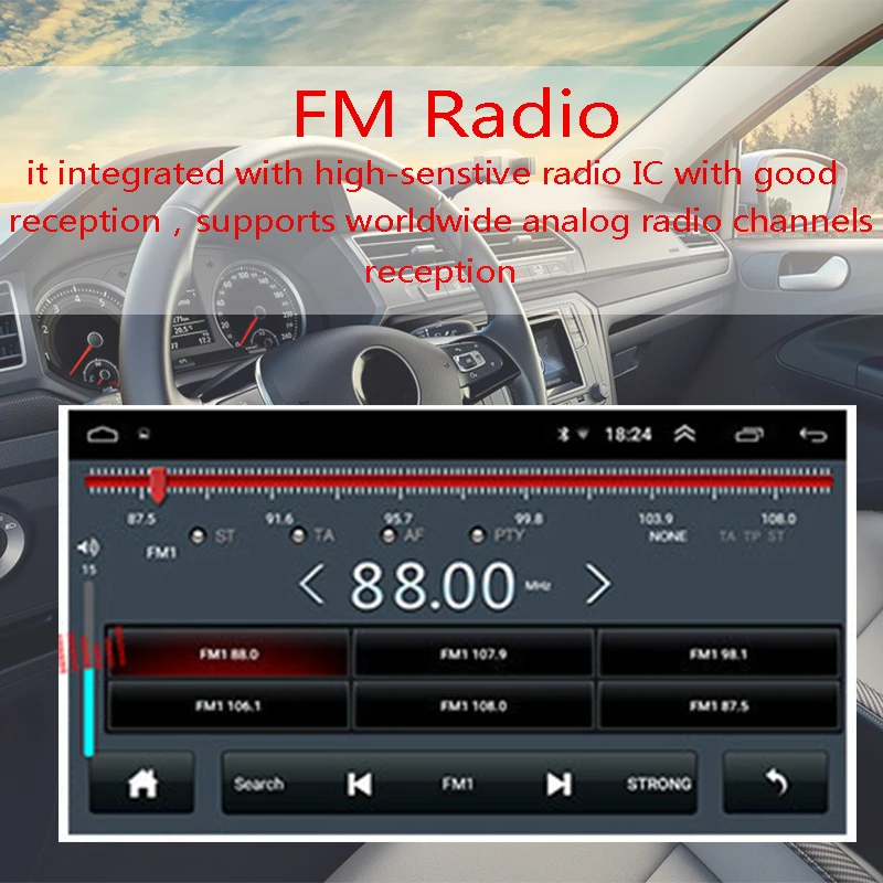 Excellent Android 8.1 9 Inch 2DIN WIFI Bluetooth GPS Navigation Car Radio Multimedia Player Fit for 2008-2015 Mazda 6 Rui Wing 8