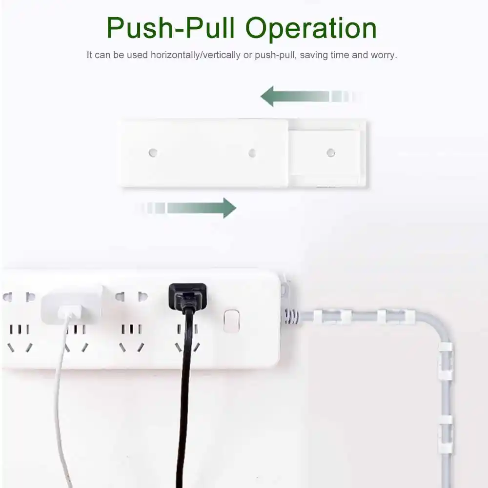 2//6PCS Wall Hanging Patch Panel Wall Storage Plug Extension Socket Holder Hot UK
