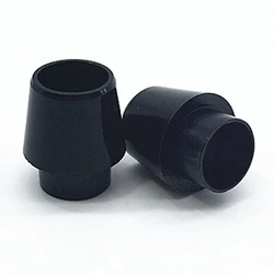 12pcs For Taper Tip Replacement Golf Ferrules Durable Easy Use Iron Shafts Spare Lightweight Black Shaft Sleeve Small Plastic