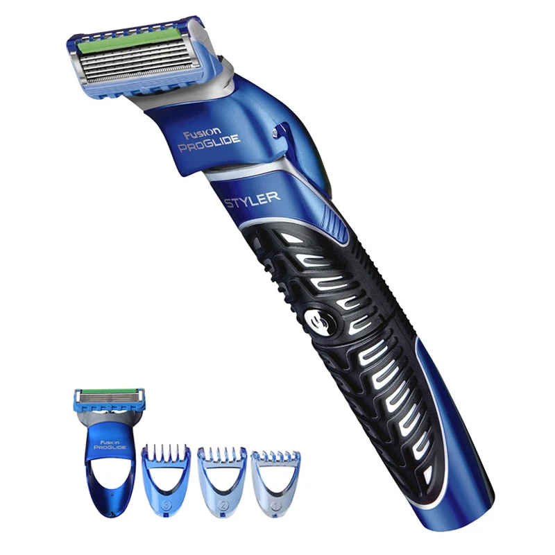 Todos os Propósitos Navalha e Rosto Substituíveis para Homem Gillette Fusão Proglide Estilor In1 Masculino Edger Barba Groomer Lâminas 3