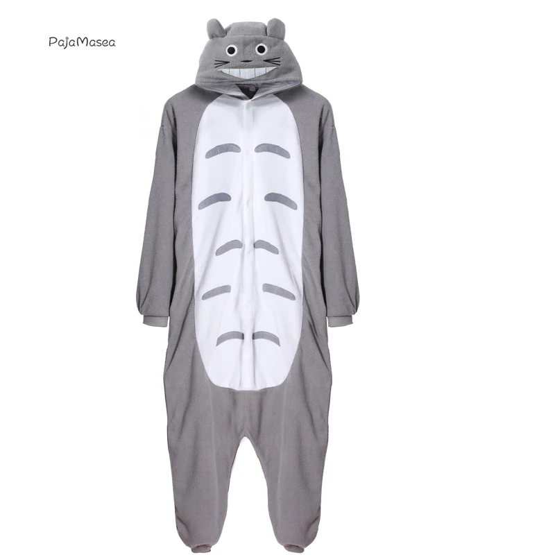 Men Kigurumi Pajamas Adults Fleece Anmal Onsie Cosplay Costume