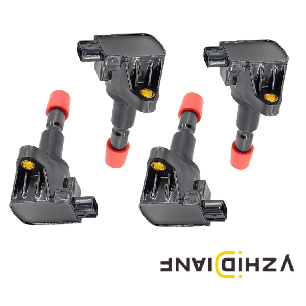 

4 шт. катушка зажигания подходит для HONDA- AIRWAVE fit II JAZZ 1.3L 1.5L 2002-08 30520-PWC-003 30520-PWC-S01 30520-PWC-013 CM11-110 CM11110