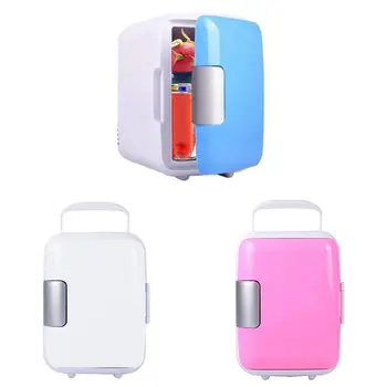 

4 Liter Portable Compact Personal Fridge Cools & Heats Great for Bedroom Office Car Dorm Portable Makeup Skincare Fridge
