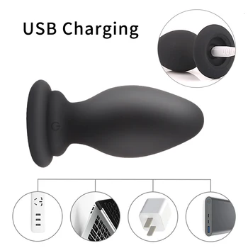 Anal Vibrator With Fox Tail Dildo Anal Plug Remote Control Anus Dilator For Women Adult Cosplay Accessories Vibrating Butt Plug 3