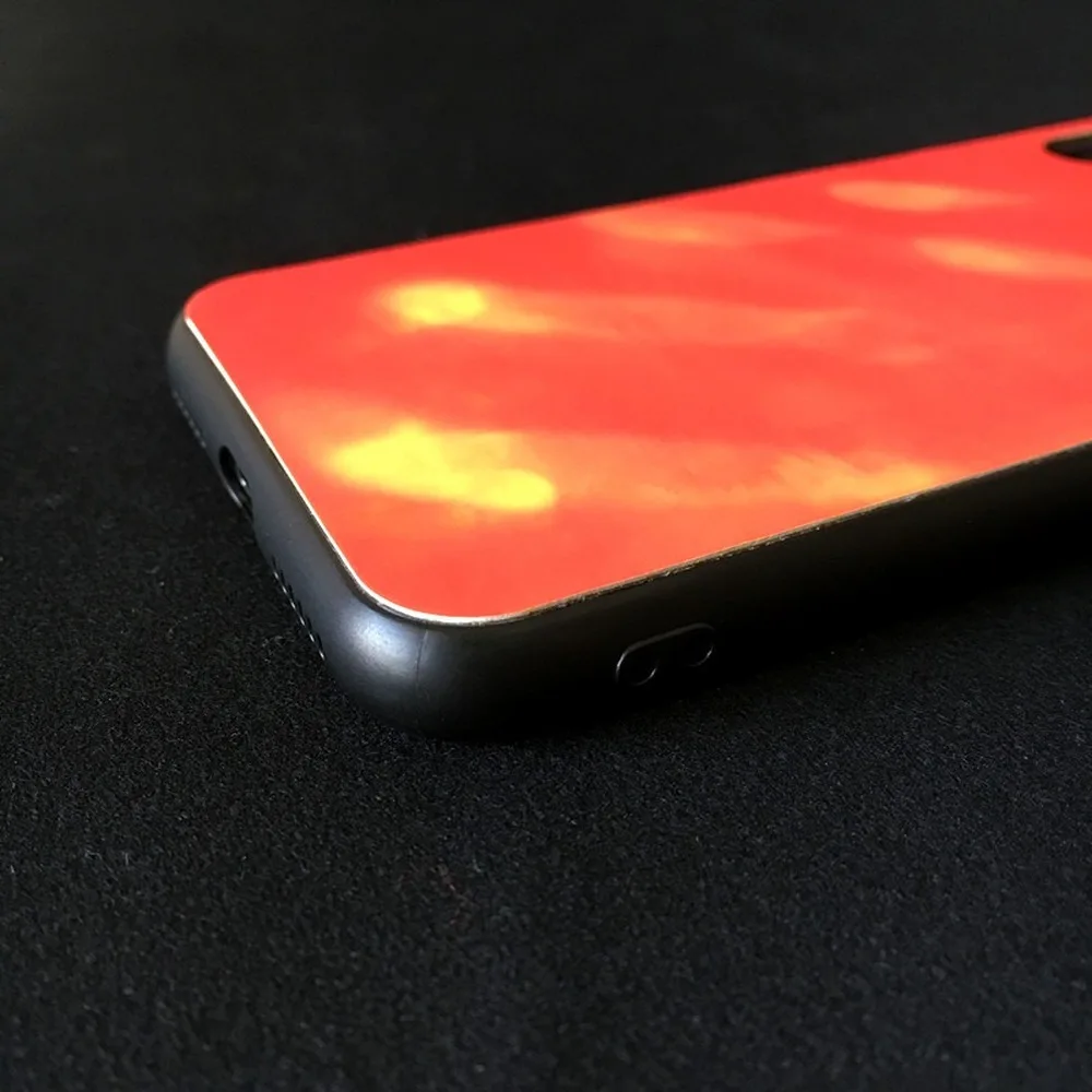 Тепло должен изменить цвет чехол для телефона для IPhone 11 Pro Max X XS Max устойчивый противоударный бампер чехол для IPhone 5 5SE 6 7 8 Plus