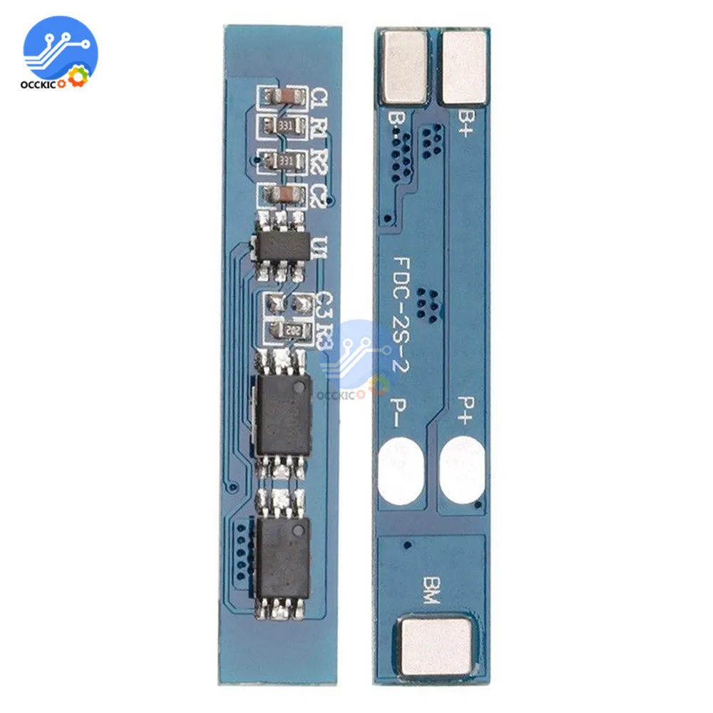 Bms 2S 18650 Защитная плата зарядного устройства для литиевых батарей 3 А 7 4 В/8 в PCM