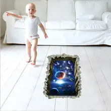 Стиль планета персонализированные и креативные Спальня Гостиная Ванная комната диван вход наземные настенные декоративные наклейки SK9304N