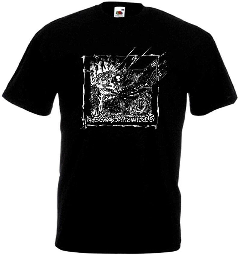 Deadbodiesel Everywhere v2 футболка черный grindcore hardcore Панк все размеры S-5XL | Мужская одежда