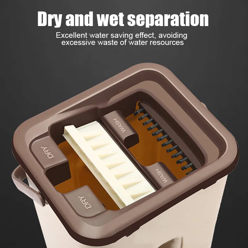  Dust Wizard Mop Cleaning Tool Kit 360 Degree Rotating Tile Marble Floor for Living Room Kitchen AUG - 4000225274891