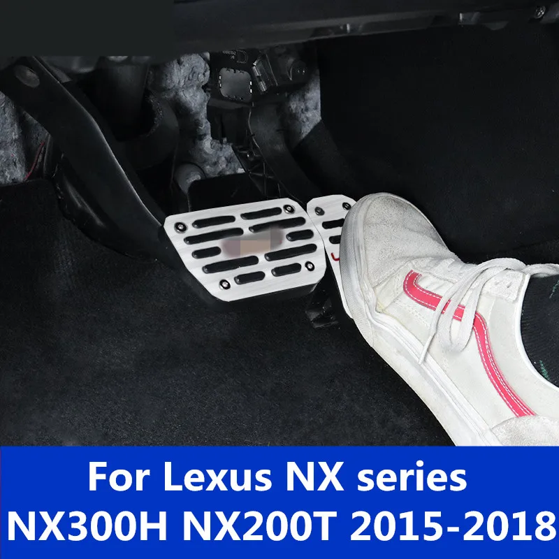 Для Lexus NX series NX300H NX200T 2015-2018 автомобильный Стайлинг крышка для ног газ/бензин/масло