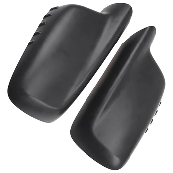 

2 Pcs Abs Black Side Rearview Mirror Cover Trim Door Rear View Mirrors Frame Car Accessories for Bmw E46 E65 E66 E67(Left & Righ