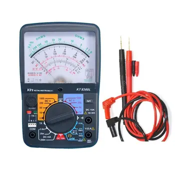 

KT8260L Analog Multimeter Electric Resistance Tester ACV/DCV/DCA/ Digital Multimeter with Test Pen
