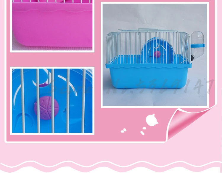 Поставки Meng Pet Wo клетки для хомяка Jin Si Xiong дом двухэтажный Вилла роскошный для начинающих Мобильная клетка