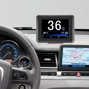 Image 5 - السيارات على متن الكمبيوتر A203 سيارة الرقمية OBD 2 شاشة عرض كمبيوتر عداد السرعة استهلاك الوقود متر مقياس درجة الحرارة OBD2