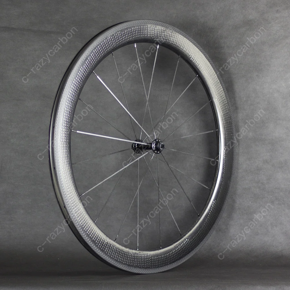 700c Dimple Carbon Surface Wheels 2 Years warranty 50mm Clincher Road Bike Carbon Wheel Front and Rear22