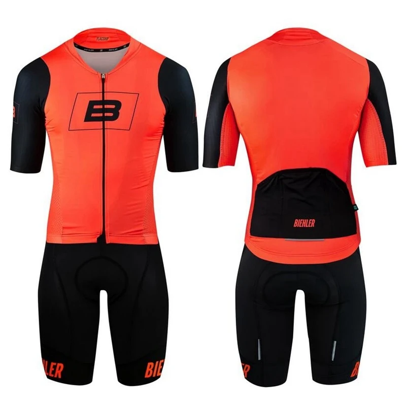 Одежда для велоспорта BIEHLER road Pro Team racing, футболка с коротким рукавом для велоспорта и шорты с нагрудником, комплекты для велоспорта MTB maglia ciclismo