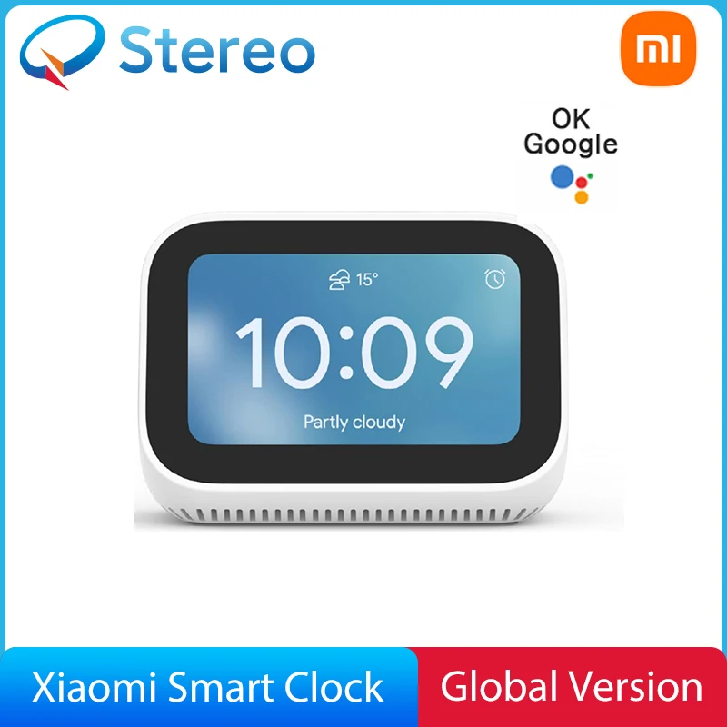 Global Version Xiaomi Mi Smart Clock 3.97 Inch Display Google Music Portable Bluetooth 5.0 Touch Screen Speaker Control - Цена: 4 027,61 руб.