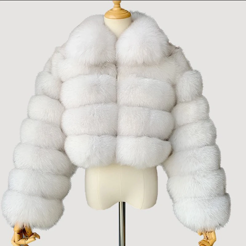 新品未使用タグ付】eneu back gather fake fur coat-