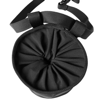 

Gym Bouldering Climbing Chalk Bag With Belt+ 1 Pair Non-Slip Gloves