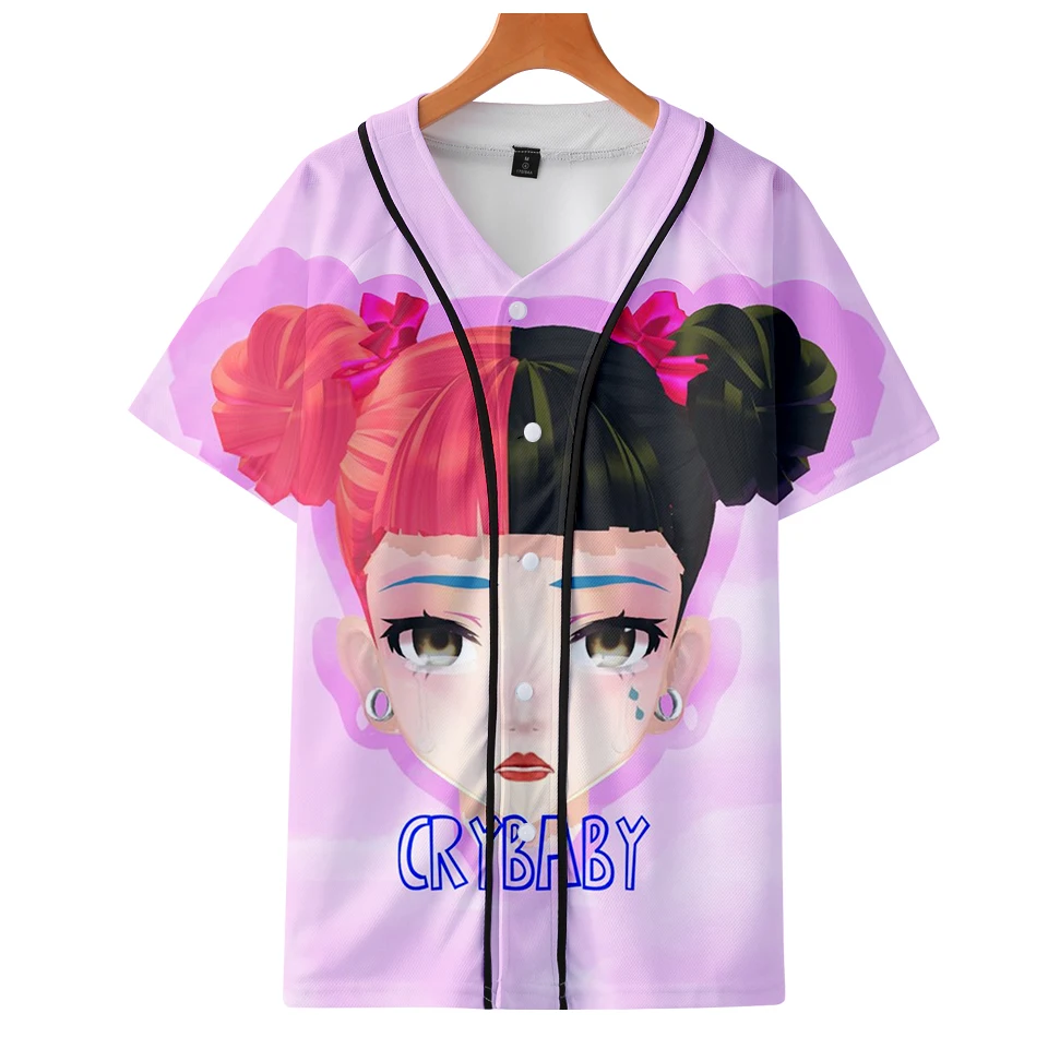 Cry Baby Melanie Martinez Role Playing Thin Baseball Uniform Jacket Fashion Short Sleeved Jacket Casual Jackets Aliexpress