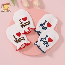 2 пар/компл. новорожденных анти царапин перчатки из хлопка для защиты лица хлопковые нуля митенки, перчатки грелка для новорожденных