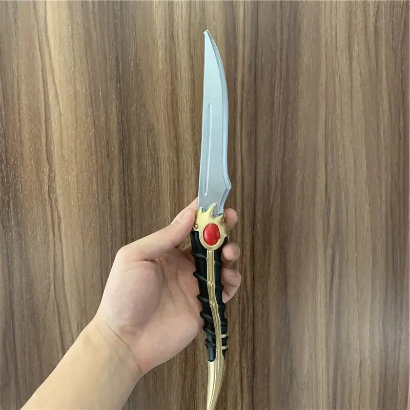 1:1 Dagger Sword Weapon Movie Cosplay Prop Role Play Gift Safety PU Catspaw Sword 34cm 4
