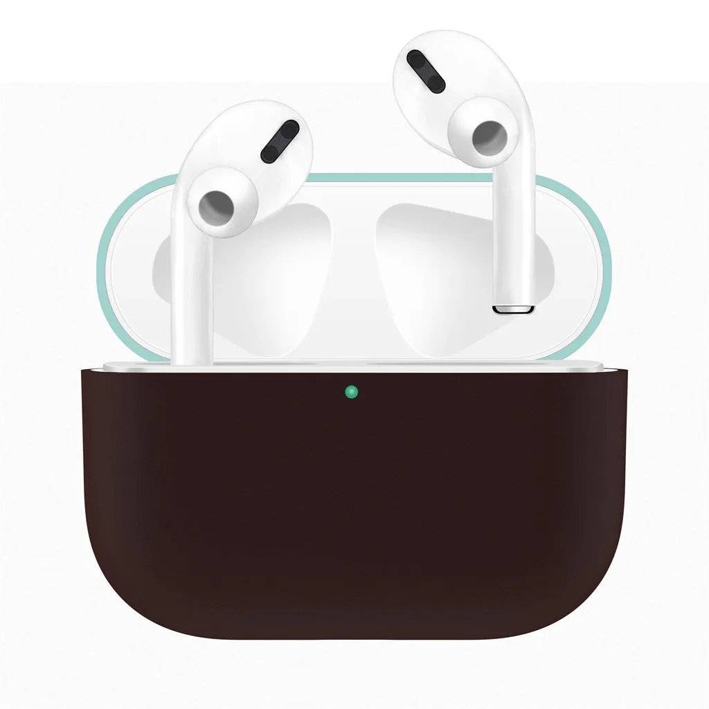 Чехол для наушников для AirPods Pro, беспроводной зарядный чехол, силиконовый защитный чехол, держатель, чехол для наушников, наушники-L1108