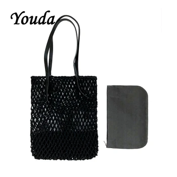

Youda Original Handmade Handbags Fashion Large Capacity Beach Handbag Simple Woven Shoulder Bag Ladies Casual Shopping Tote
