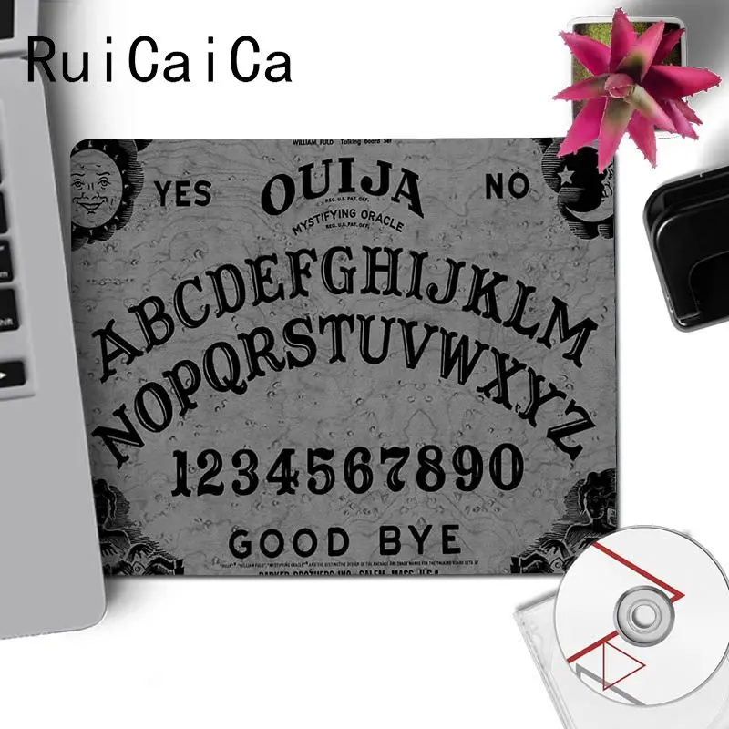 RuiCaiCa Ouija доска на заказ Ноутбук игровой Размер коврика для компьютерной мыши для 18x22 см 25x29 см маленький коврик для мыши