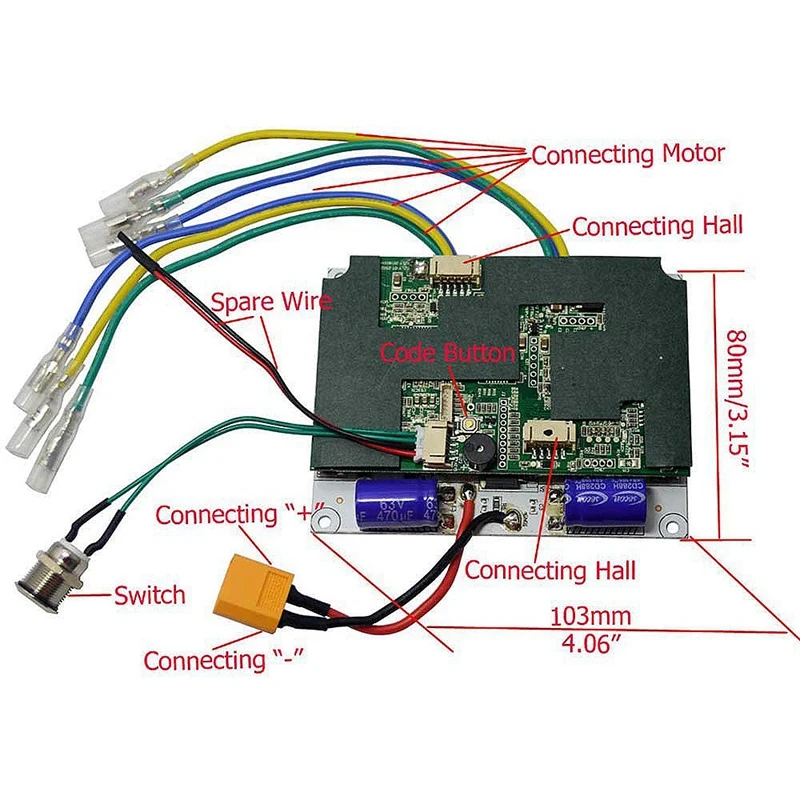 

Skateboard Controller Skateboard Dual Drive Controller Skateboard High Power Driver Board