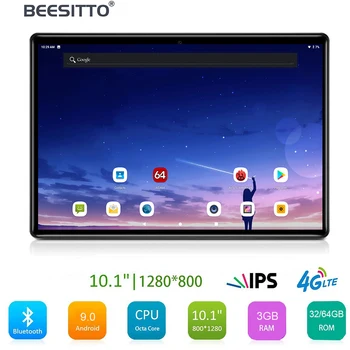 

New 10 inch Android 9.0 4G FDD LTE Cell Phone Tablet 32/64GB ROM 3GB RAM Octa Core 2.5D Glass Screen 5G Wifi GPS Tablet 10.1