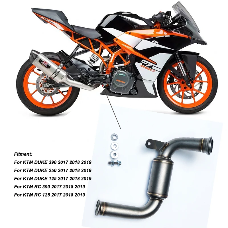 Выхлопная труба DUKE 125 для мотоцикла KTM 390 250 Duke RC 2017 2018 2019|Выхлопные трубы и системы|