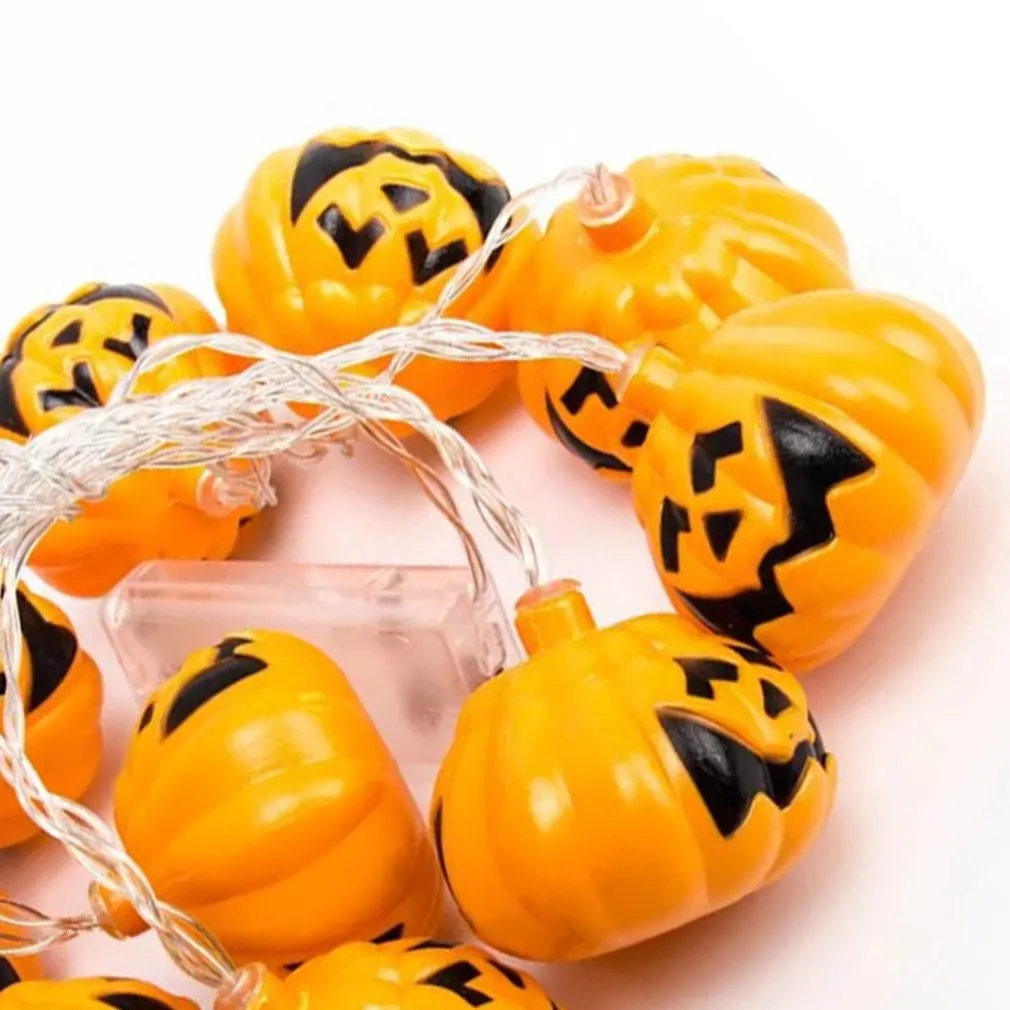 Led Pumpkin Lights Halloween Ghost Festival Decoration Lights Christmas Day Lantern Strings Stage String Lights